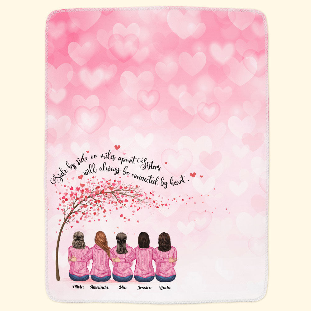 Life Is Better With Sisters - Personalized Blanket