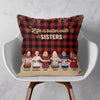 Life Is Better With Sisters - Personalized Pillow - Christmas Gift For Sisters, Besties