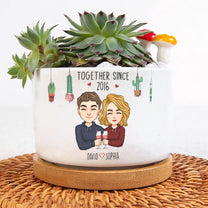 Life Would Succ Without You - Personalized Ceramic Plant Pot