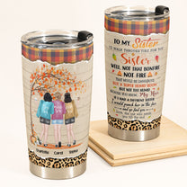 Life Is Better With Sisters - Personalized Tumbler Cup - Gift For Sisters