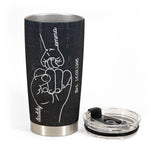 Like Father Like Daughter Oh Crap  - Personalized Tumbler Cup - Father's Day, Birthday Gift For Dad, Father, Daughter 