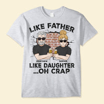 Like Mother Like Daughter Oh Crap - Personalized Custom T Shirt - Wander  Prints™