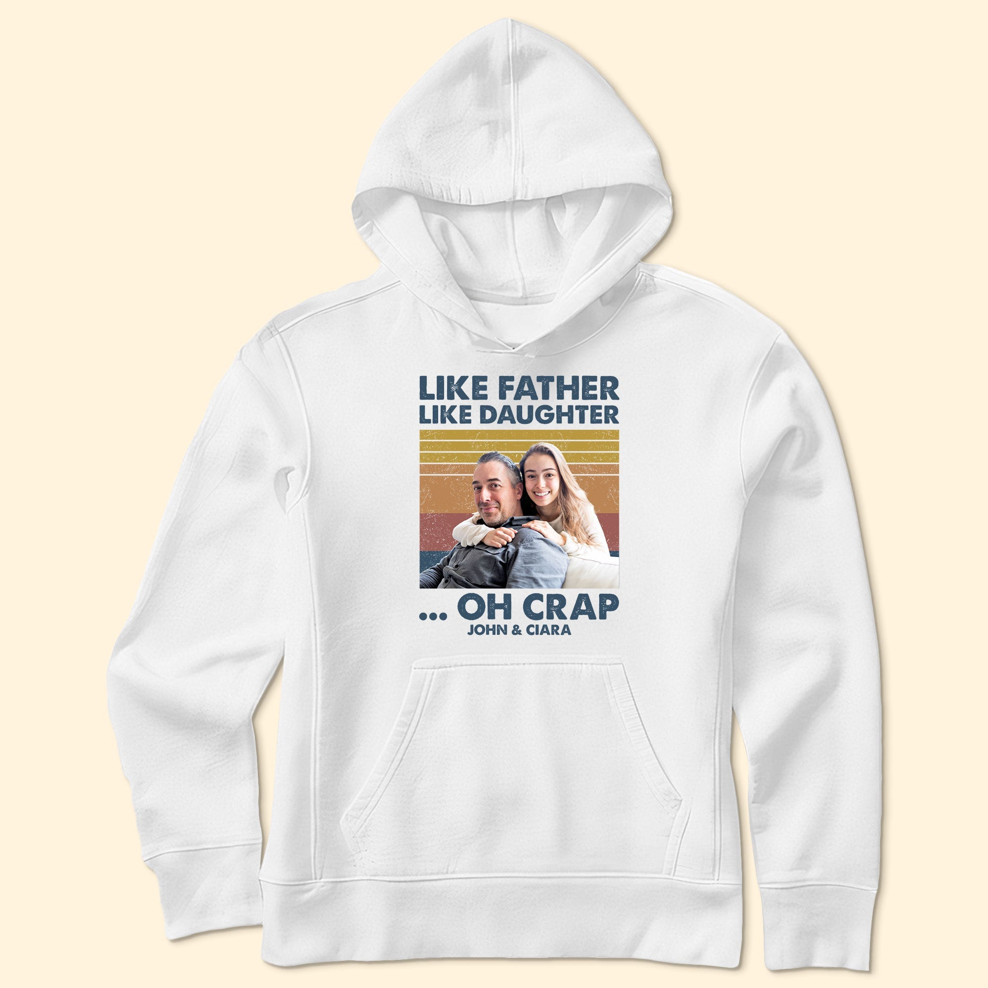 Like Father Like Daughter - Personalized Photo Shirt