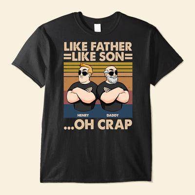Like Father Like Son - Father & Sons - Personalized Shirt