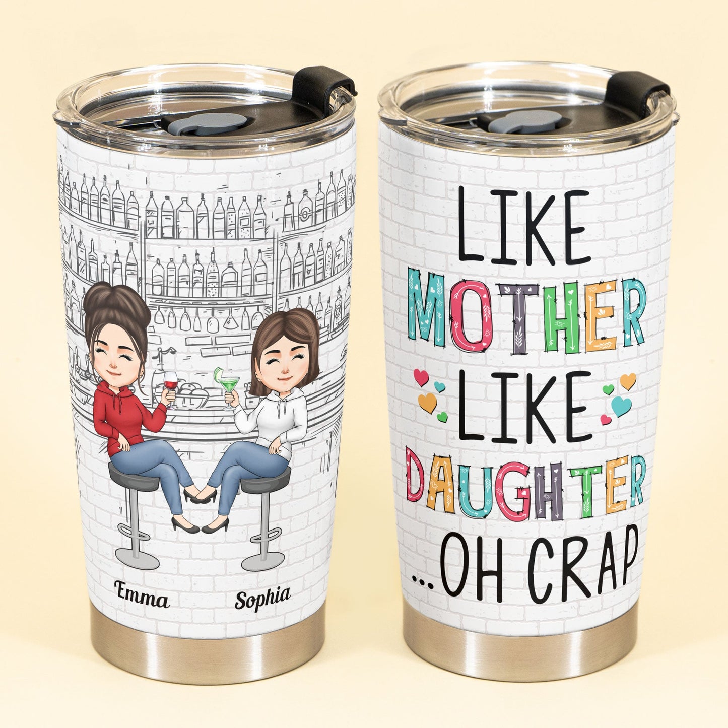 Like Mother Like Daughter - Personalized Tumbler Cup – Macorner