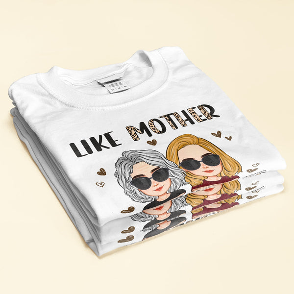 Like Mother Like Daughter Oh Crap Leopard - Personalized Shirt - Mothe ...