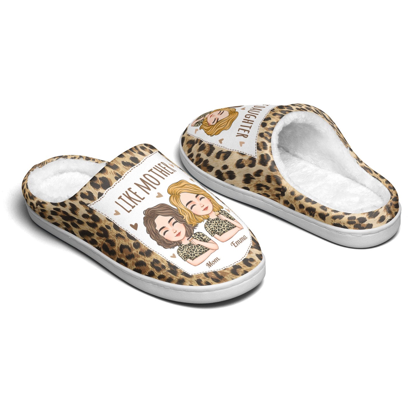 Like Mother Like Daughter - Personalized Slippers