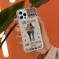 Like Mother Like Daughter Son Oh Crap - Personalized Clear Phone Case