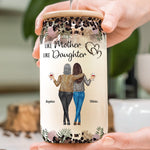 Like Mother Like Daughters Mother'S Day - Personalized Clear Glass Can