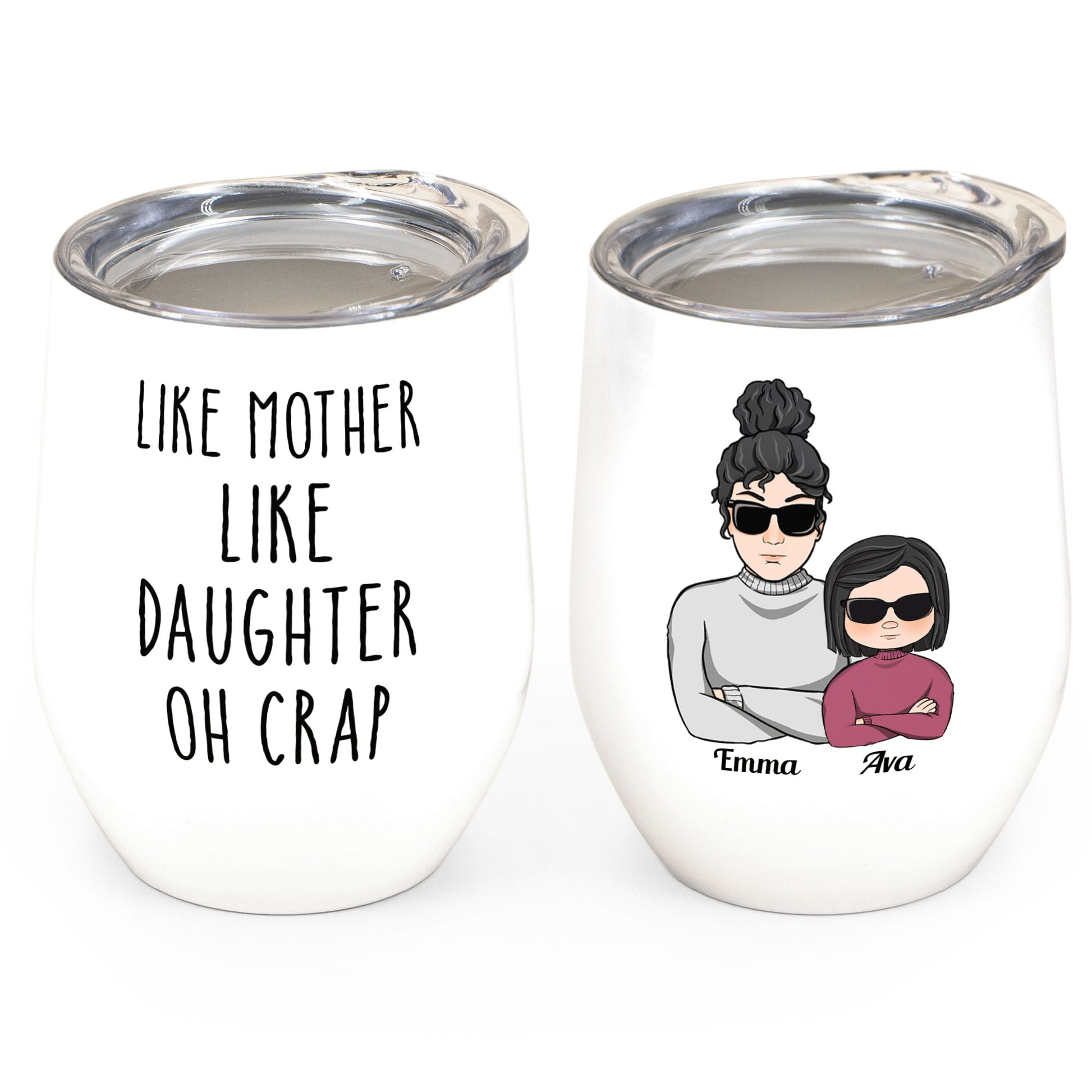 Oh Crap Like Mother Like Daughter - Gift For Mom, Grandma - Personaliz -  Pawfect House ™