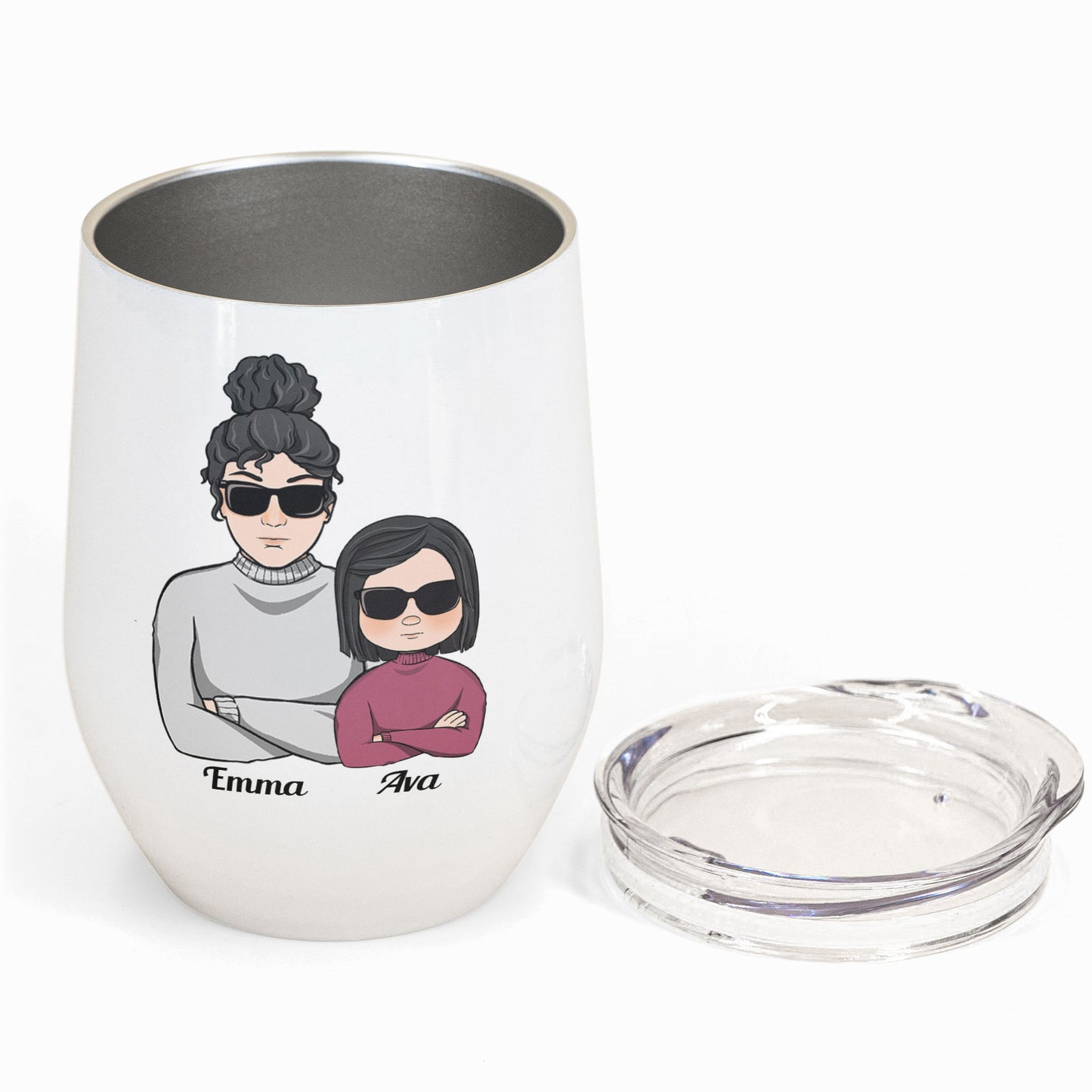 Like Mother Like Daughter - Personalized Mother's Day Mother Wine Tumbler