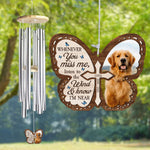 Listen To The Wind And Know I'm Near - Personalized Photo Wind Chimes