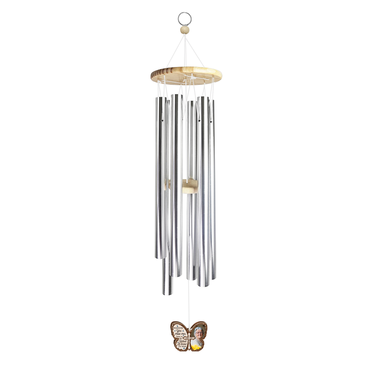 Listen To The Wind And Know I'm Near - Personalized Photo Wind Chimes