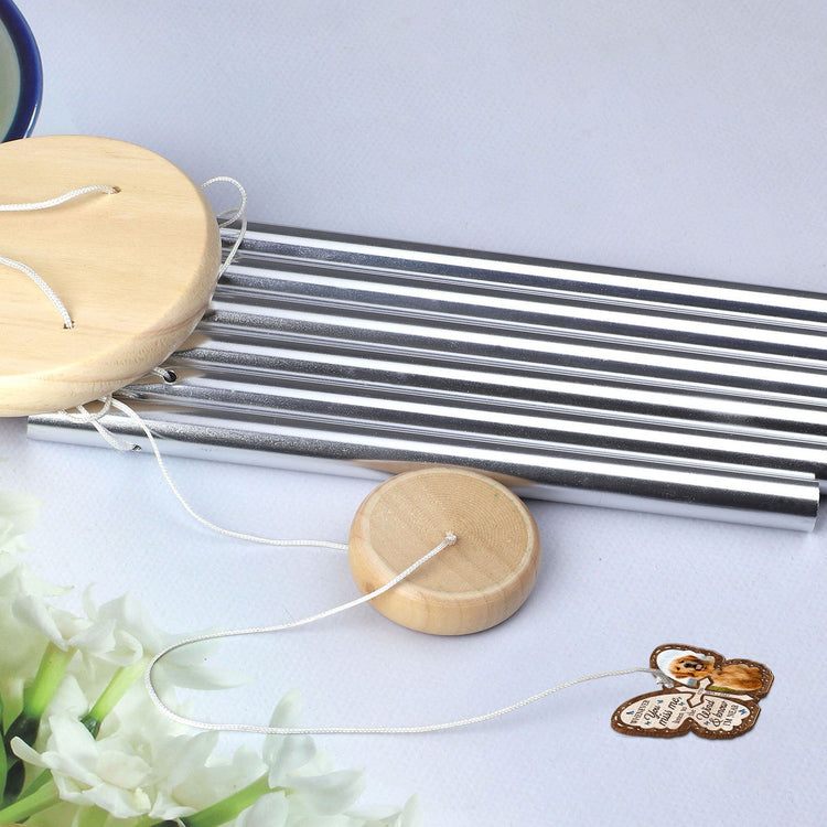 Listen To The Wind And Know I'm Near - Personalized Photo Wind Chimes