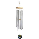 Listen To The Wind And Think Of Me - Personalized Photo Suncatcher Wind Chimes