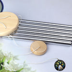 Listen To The Wind And Think Of Me - Personalized Photo Suncatcher Wind Chimes