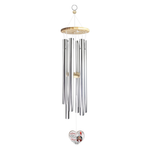 Listen To The Wind And Think Of Me - Personalized Photo Wind Chimes