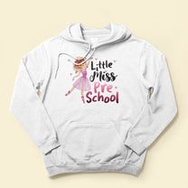 Little Miss First Grade - Personalized Shirt - Back To school Gift For Daughter, School Girl, Student, Kids