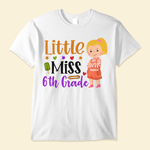 Little Miss/Mister School - Personalized Shirt - Back To SchoolGift For Student Kids, Son, Daughter
