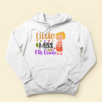 Little Miss/Mister School - Personalized Shirt - Back To SchoolGift For Student Kids, Son, Daughter