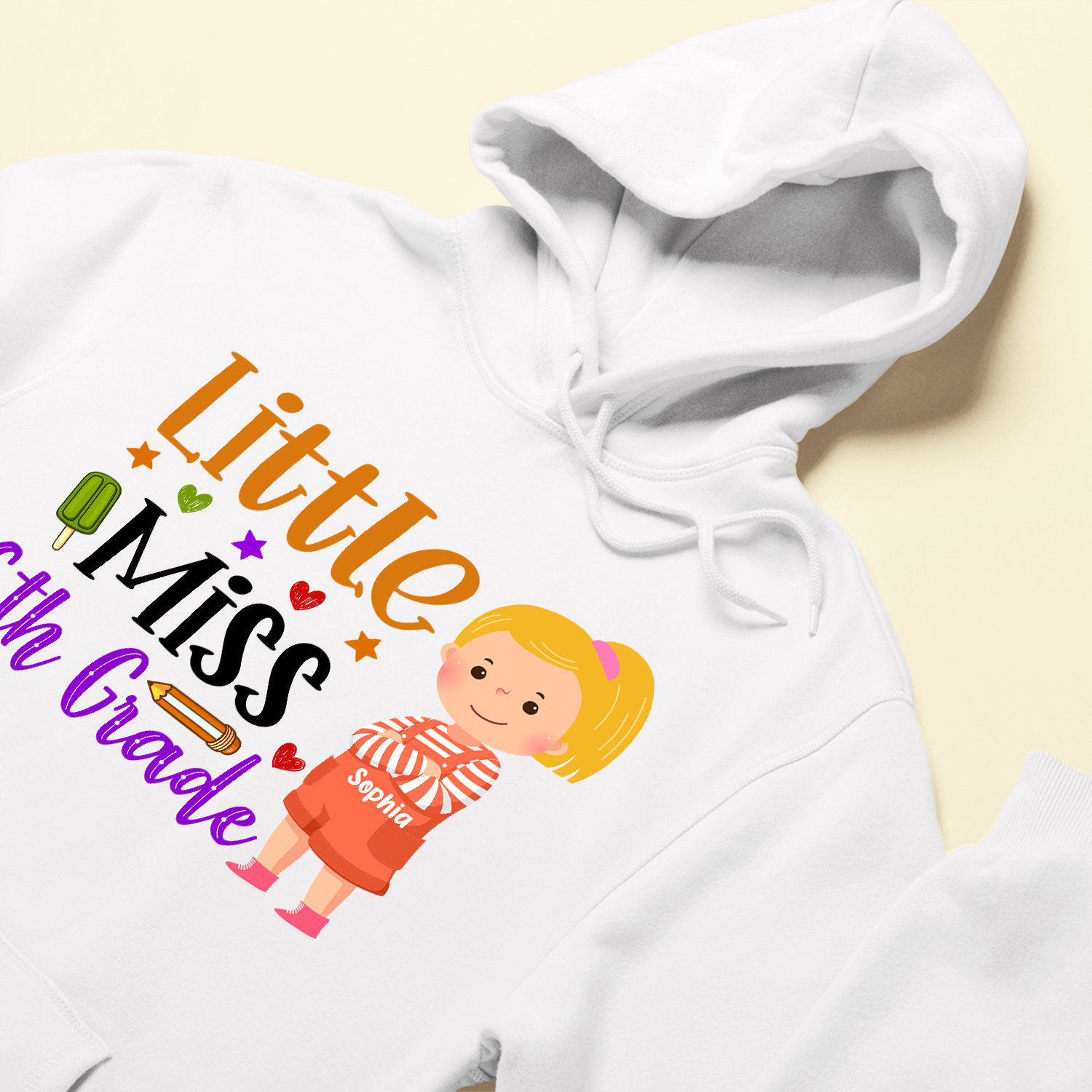 Little Miss/Mister School - Personalized Shirt - Back To SchoolGift For Student Kids, Son, Daughter