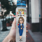 Livin' That Teacher Life - Personalized Water Tracker Bottle