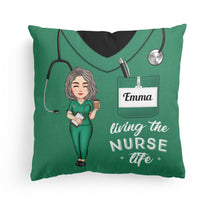 Livin' The Scrub Life - Personalized Pillow (Insert Included)