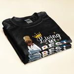 Living My Best Life  - Personalized Shirt - Birthday Gift For Sista, Black Woman - Sassy Girls