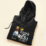 Living My Best Life  - Personalized Shirt - Birthday Gift For Sista, Black Woman - Sassy Girls