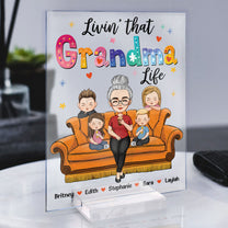 Living That Grandma Life - Personalized Acrylic Plaque