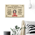 Lose Your Mind Find Your Soul - Personalized Poster/Canvas - Birthday Gift For Yoga Lover