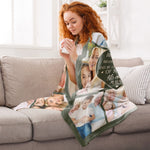 Love And Be Loved For The Rest Of Your Life - Personalized Photo Blanket