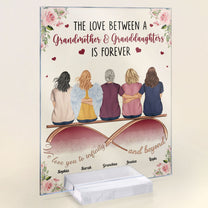 Love Between A Grandmother & Grandchildren - Personalized Acrylic Plaque