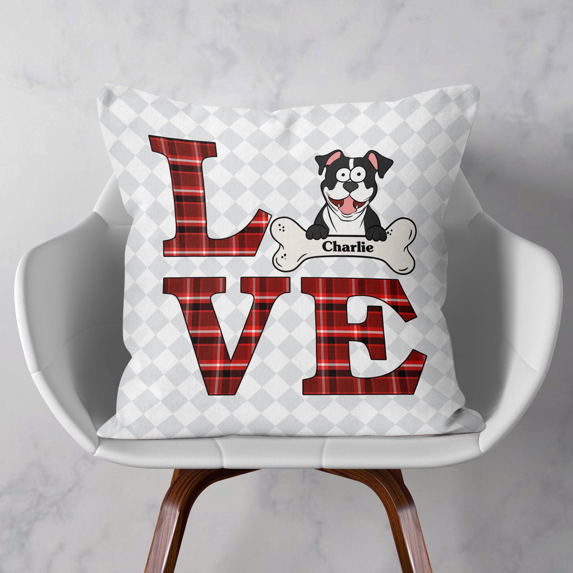 Love Dog - Personalized Pillow