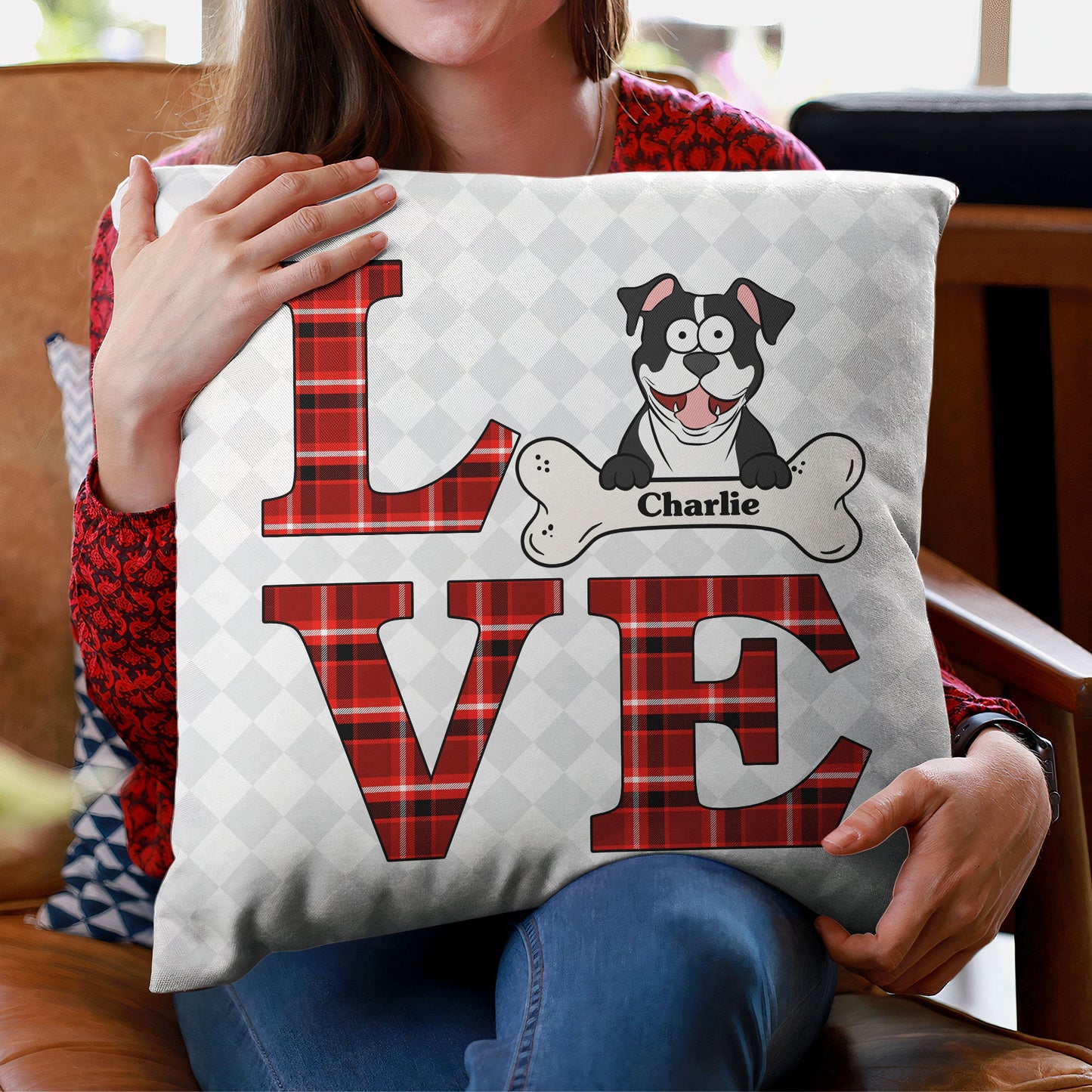 Love Dog - Personalized Pillow