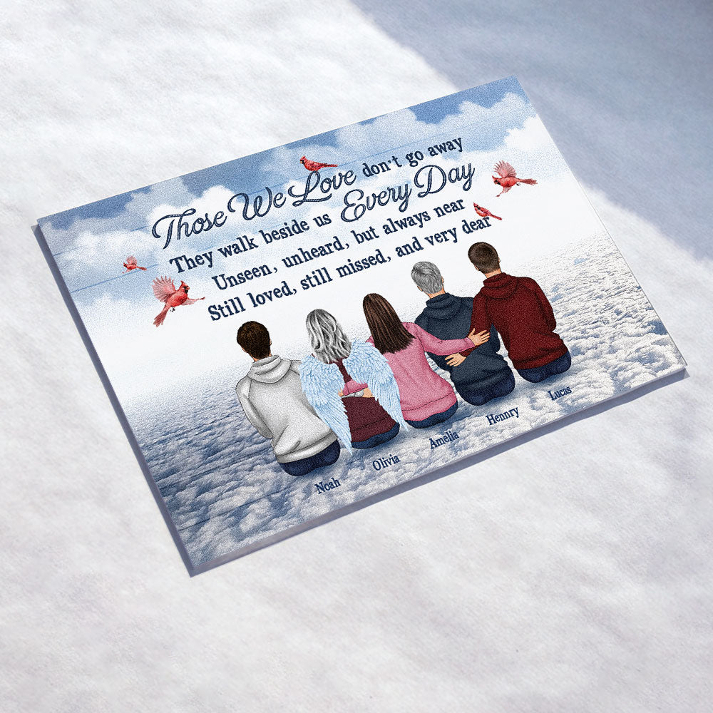 Love Don't Go Away - Personalized Acrylic Plaque