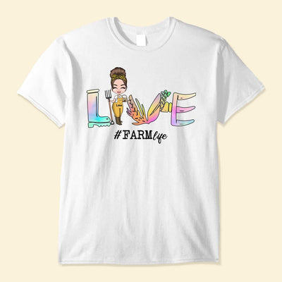 Love Farm Life - Personalized Shirt - Gift For Farmer