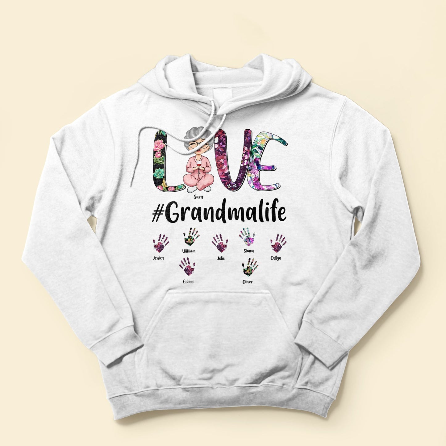 Love Grandma Life - Personalized Shirt - Birthday Mother's Day Gift For Nana, Grandma, Mom