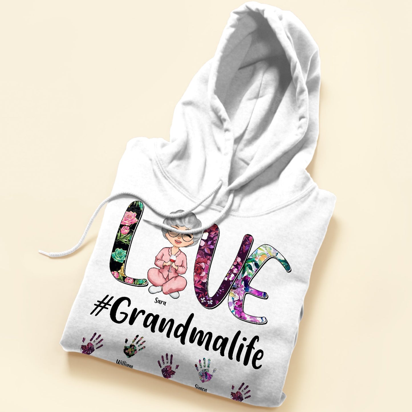 Love Grandma Life - Personalized Shirt - Birthday Mother's Day Gift For Nana, Grandma, Mom