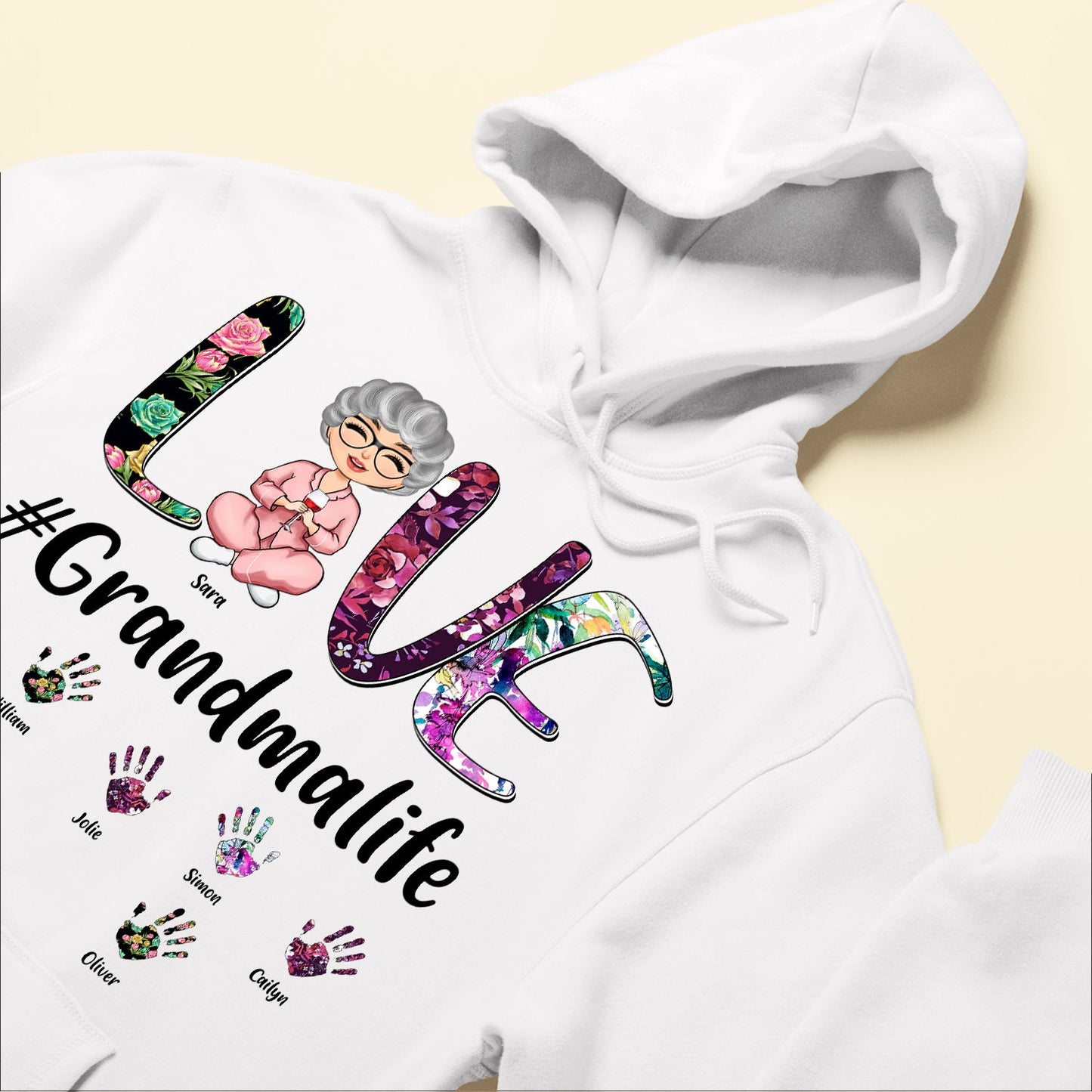 Love Grandma Life - Personalized Shirt - Birthday Mother's Day Gift For Nana, Grandma, Mom