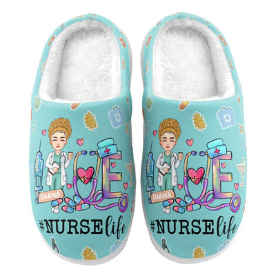 Love Nurse Life - Personalized Slippers