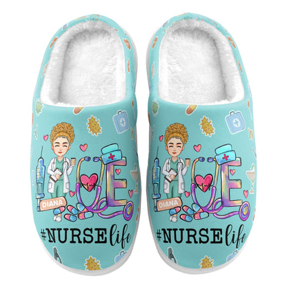 Love Nurse Life - Personalized Slippers