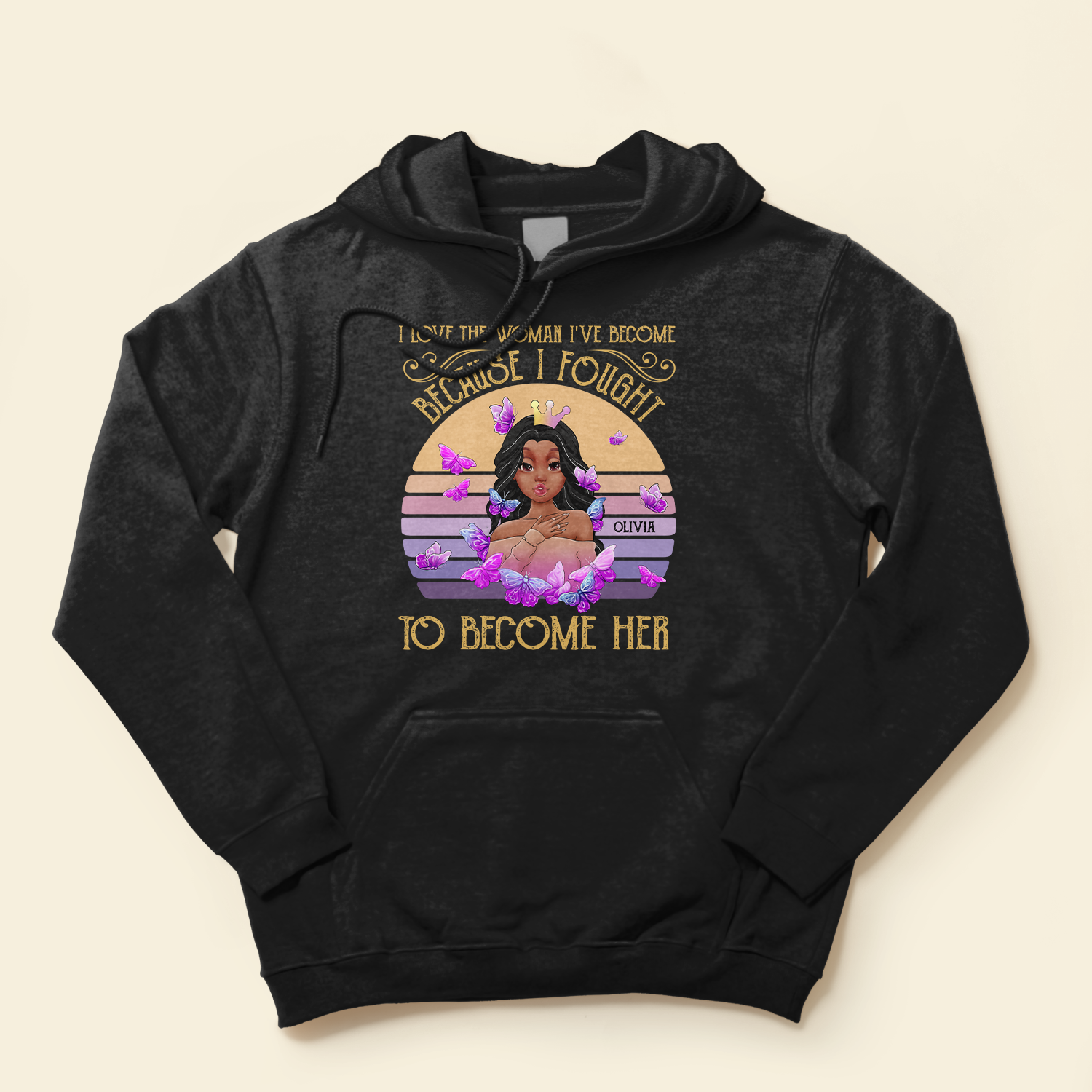 Love The Woman I've Become - Personalized Shirt - Birthday & Christmas Gift For Black Girls