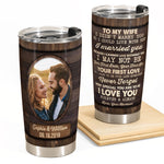 Love You Forever & Always - Personalized Photo Tumbler Cup