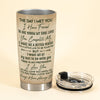 Love You From Our First Kiss Till Our Last Breath - Personalized Tumbler Cup