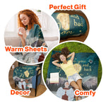 Love You Past The Moon - Personalized Blanket