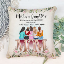 Love Between Mother And Daughters - Personalized Pillow (Insert Included)