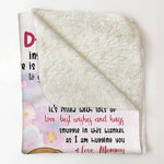 Love, Best Wishes And Hugs - Personalized Blanket