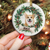 Lovely Pet - Personalized Ceramic Ornament - Christmas Gift For Dog Lovers, Cat Lovers