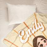 Lovely Rainbow - Personalized Kid Blanket